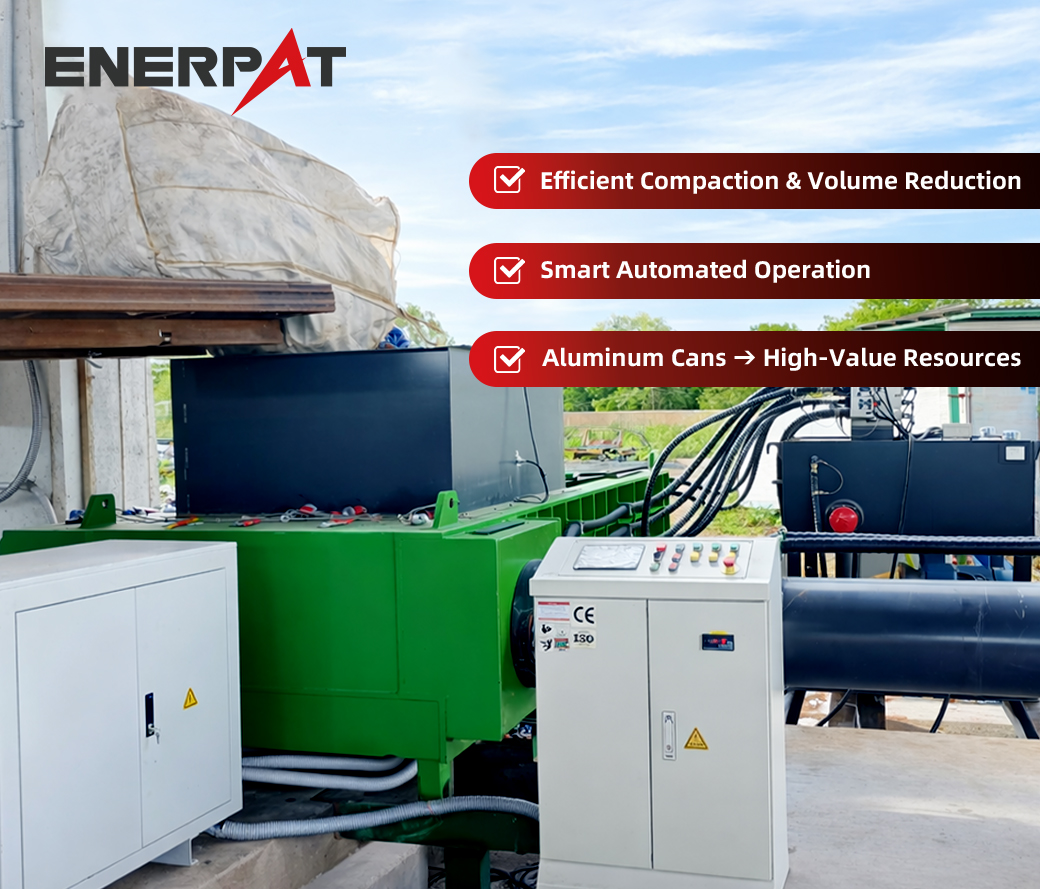 Aluminum Can Compactor Machine Машина для уплотнения алюминиевых банок