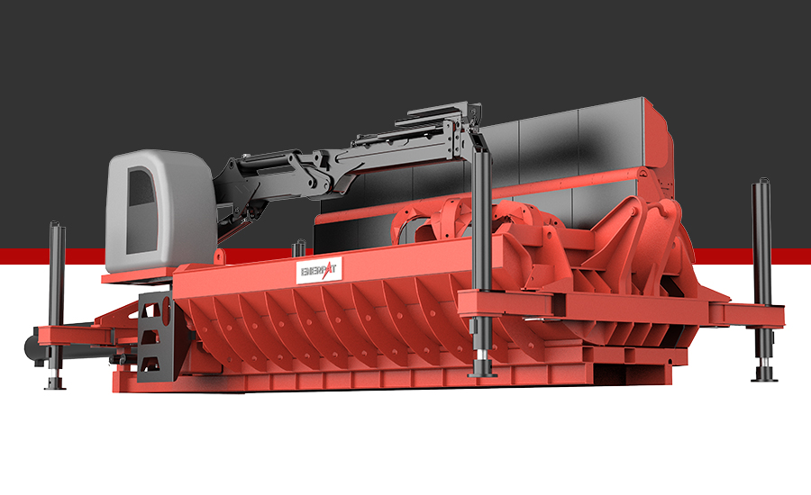 Мобильный пресс-подборщик кузовов автомобилей