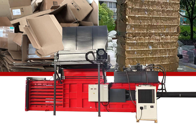 ENERPAT Горизонтальный пресс-подборщик картона на продажу