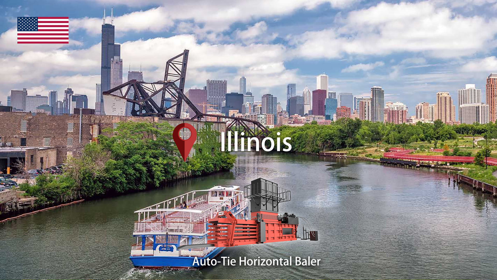 Почему перерабатывающая промышленность Иллинойса зависит от автоматической машины для уплотнения картона