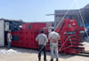 HBA-100-110110 Пресс-подборщик коммерческих отходов для переработки больших объемов — автоматический горизонтальный пресс-подборщик для картона, пластика, ПЭТ-бутылок и т. д.