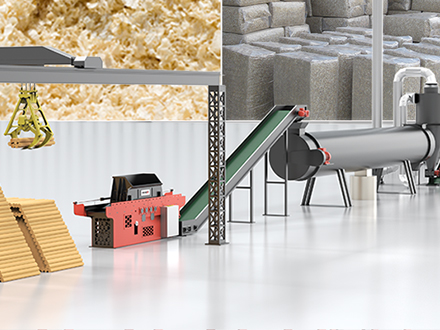 История успеха клиента из Чили: линия пресс-подборщика для древесной стружки ENERPAT