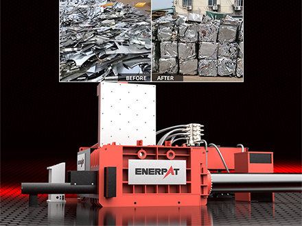 Пресс-подборщик для цветных металлов AMB-L1480-160T компании ENERPAT меняет работу переработчика смешанных металлов в США