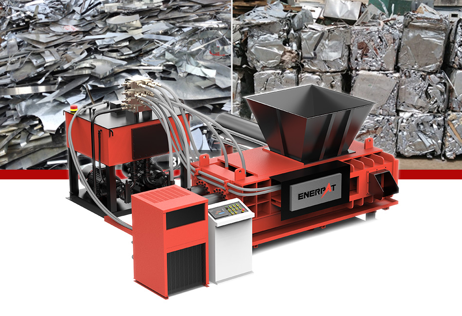 ENERPAT Пресс-подборщик стального лома для прессования металлолома