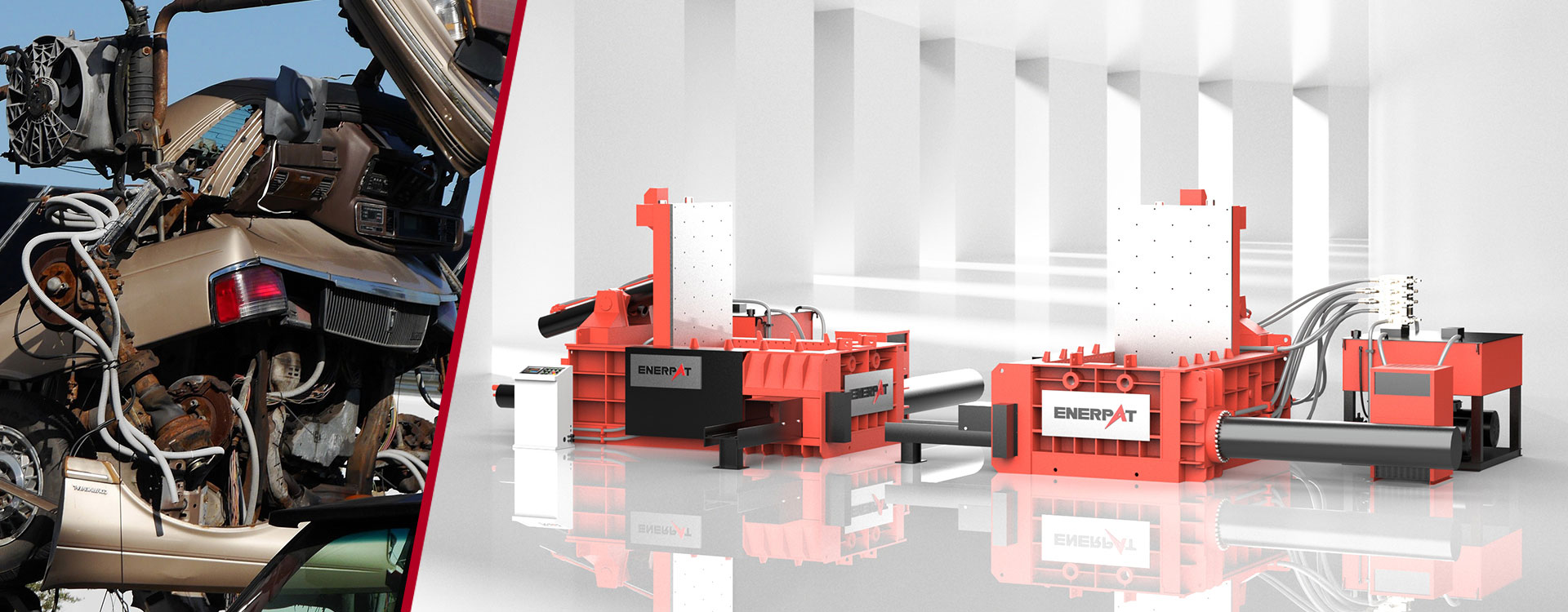 Пресс-подборщик стали с крышкой от ENERPAT