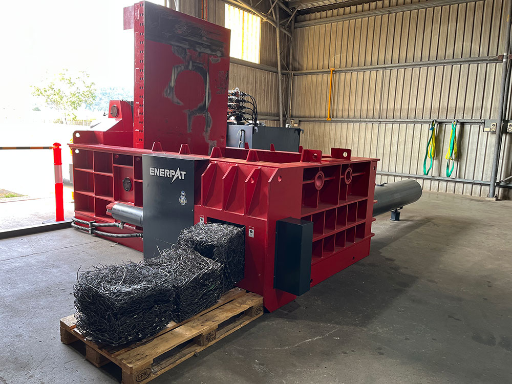 Продажа пресс-подборщика металлолома с пружинами матраса