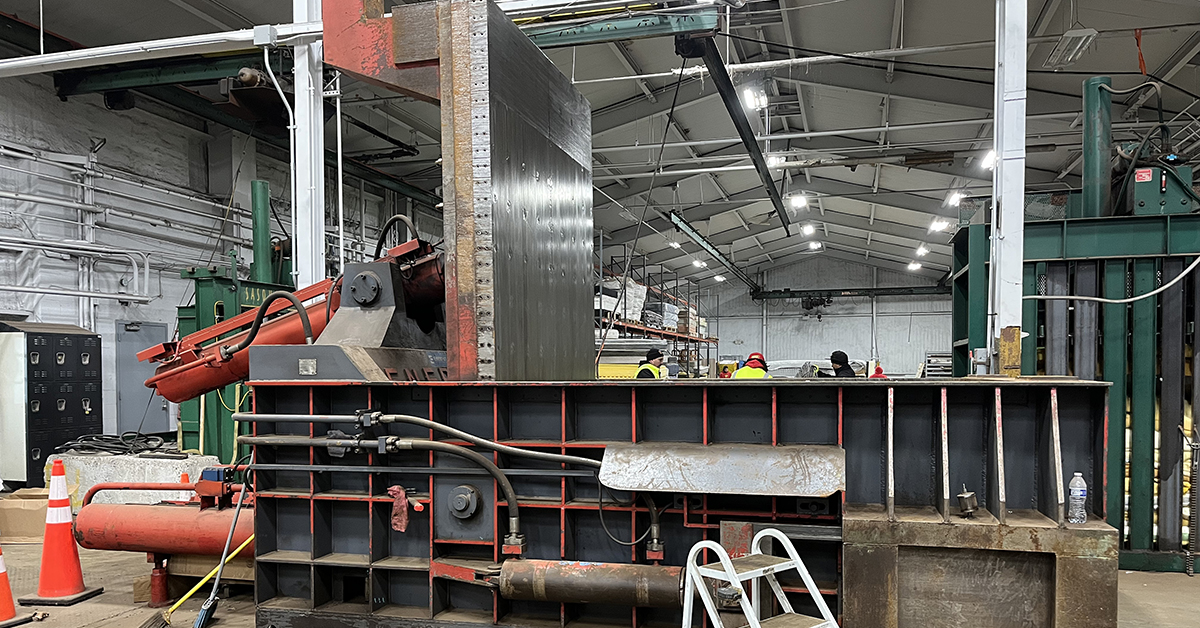 Уплотнитель металлолома